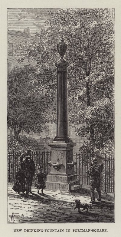 Nueva Fuente de Agua en Portman-Square de Frank Watkins